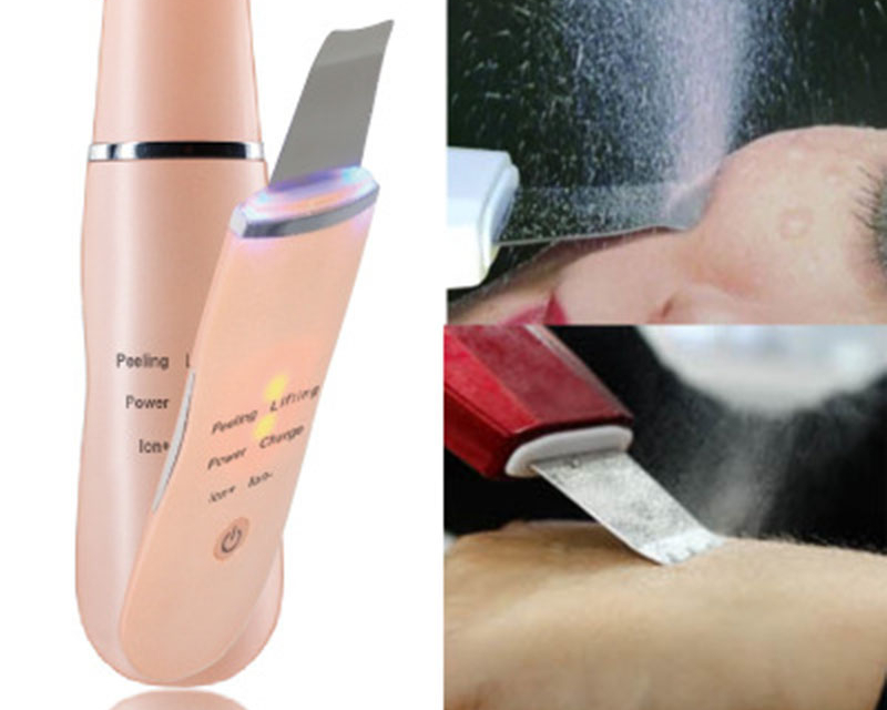 Skin Scrubber Ultrasonic Facial Device