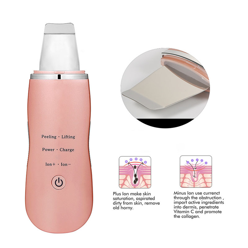 Skin Scrubber Ultrasonic Facial Device