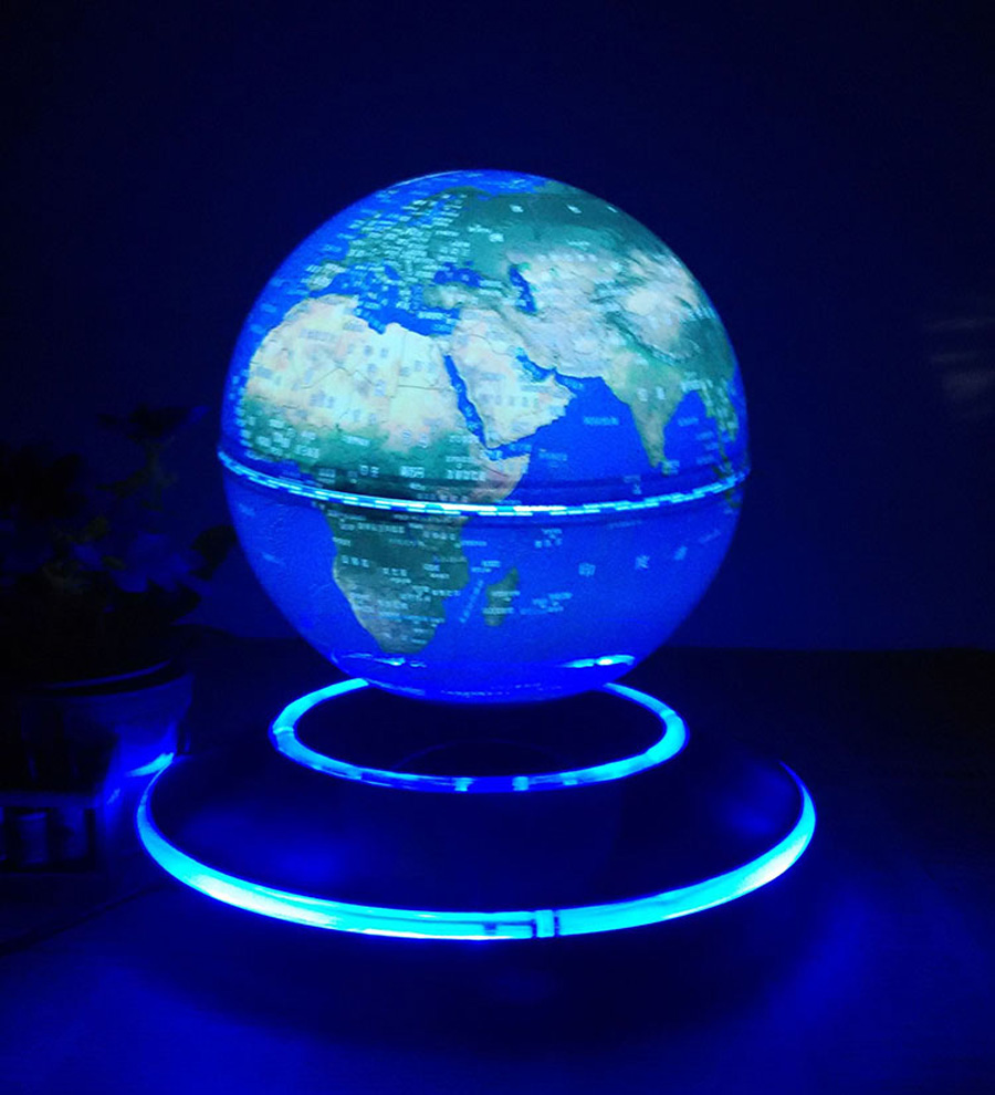 World Globe Electronic Magnetic Levitation Float Decor