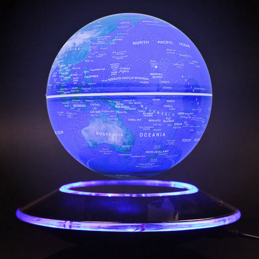 World Globe Electronic Magnetic Levitation Float Decor