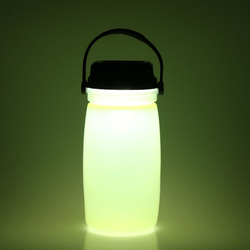 Portable Solar Powered Luminous Drinking Water Bottle