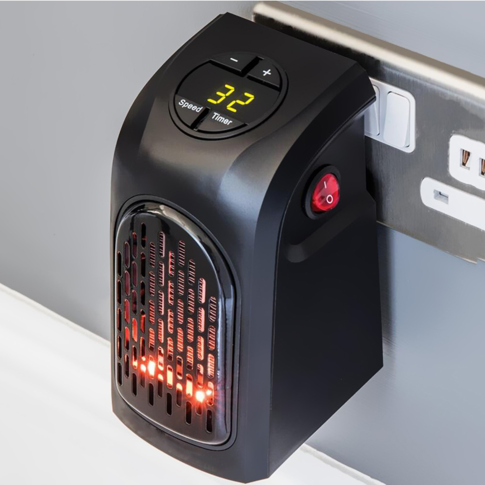 Portable Electric Wall Mini Fan Heater