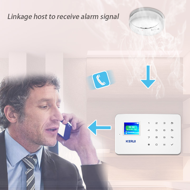 Wireless Smoke Detector Fire Alarm System