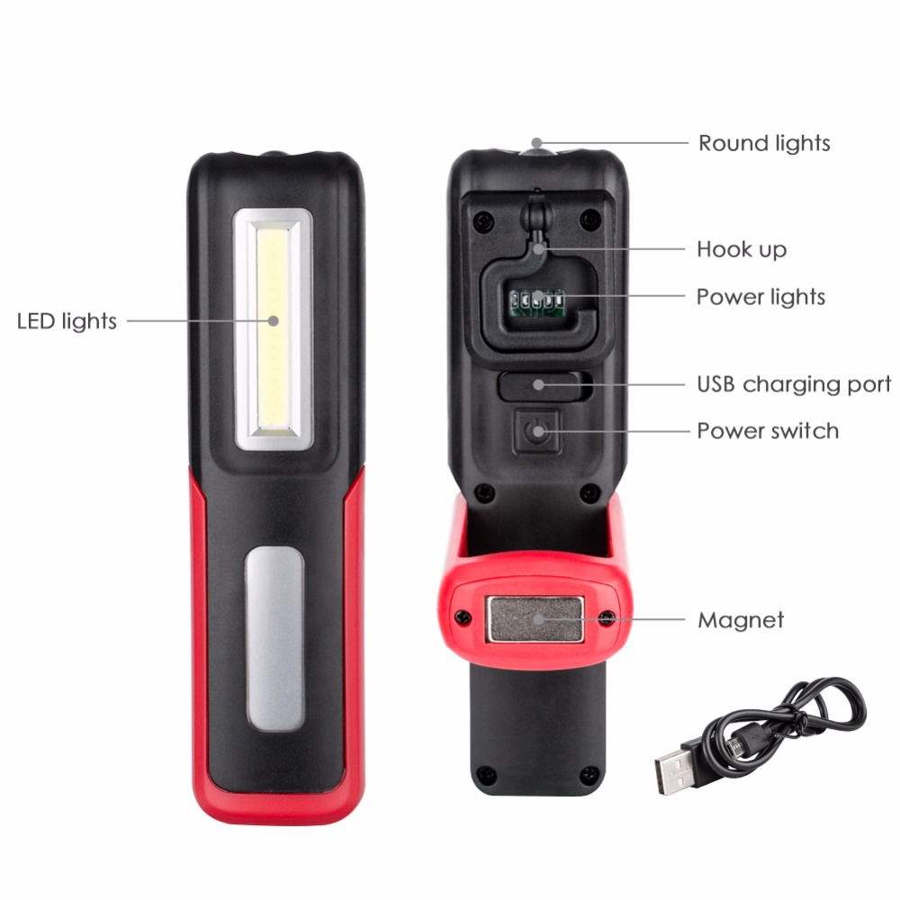 Inspection USB LED Flashlight Lamp