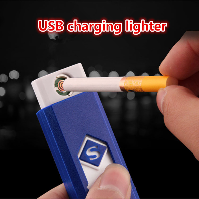 Rechargeable USB Flameless Electric Charging Cigarette Lighter