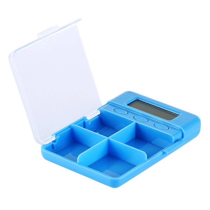 4 Grid Smart Reminder Pill Organizer