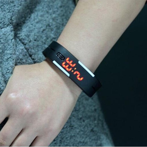 Digital Touch Screen LED Watch