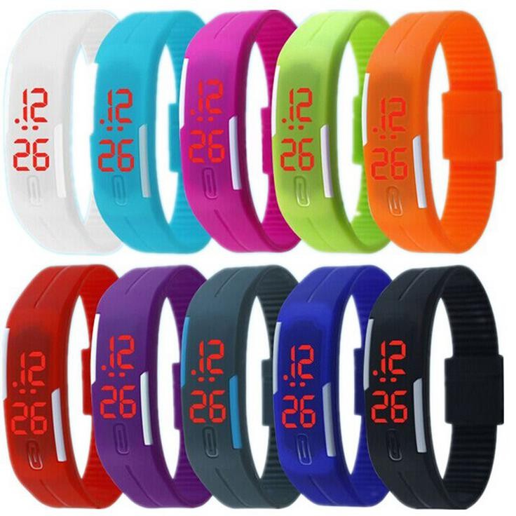 Digital Touch Screen LED Watch