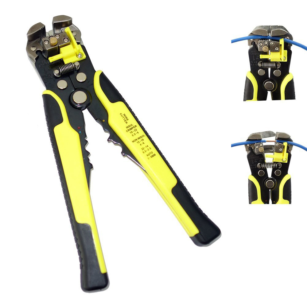 Automatic Wire Stripper Self Adjusting Cutter