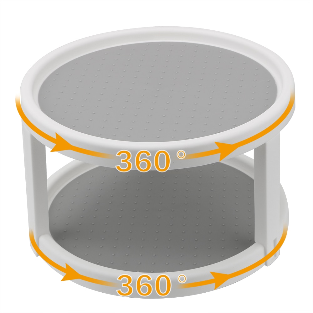 Round Rotating Condiments Tray