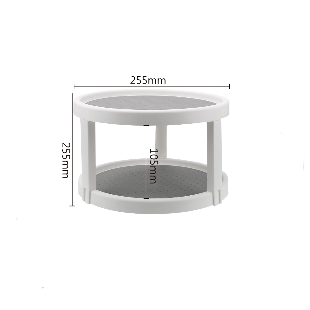 Round Rotating Condiments Tray