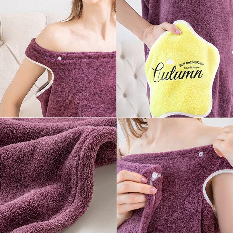 Wearable Towel Cover Up For Women