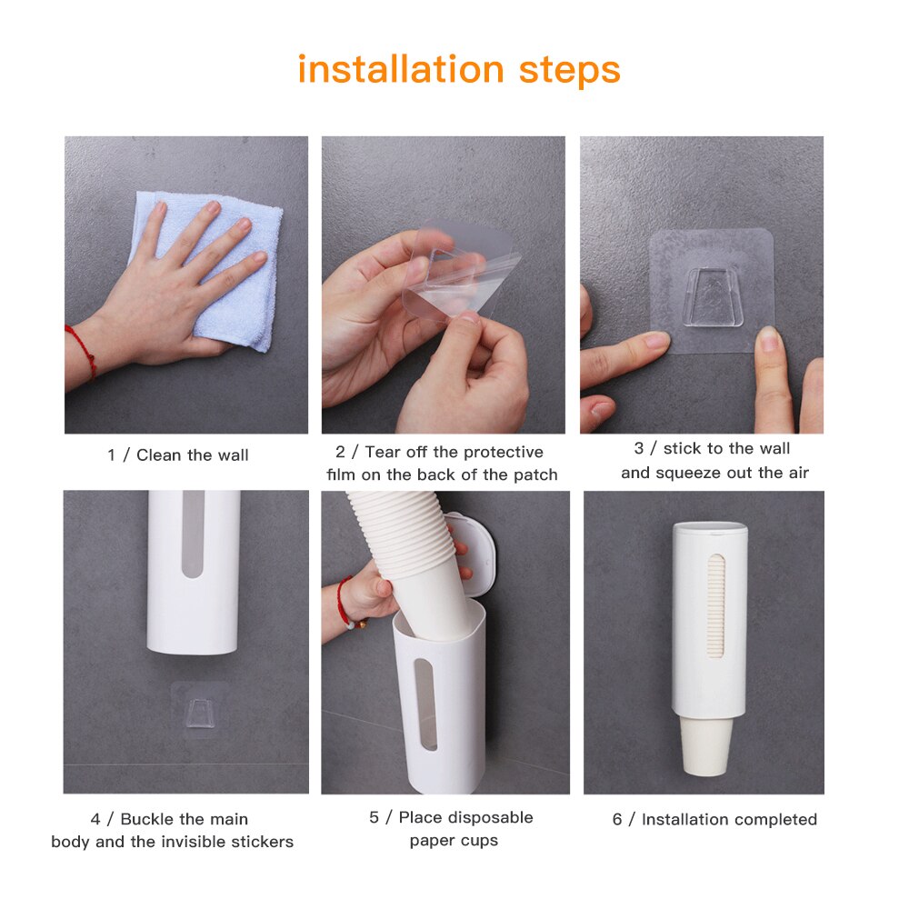 Disposable Cup Holder Wall Dispenser