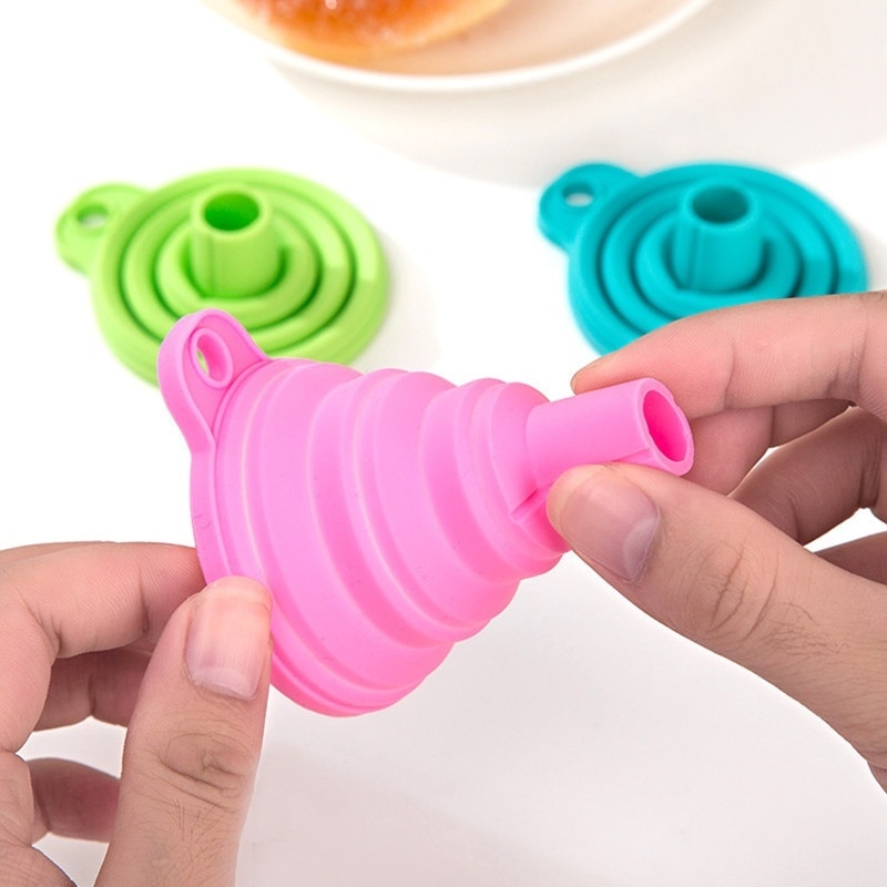 Silicone Collapsible Funnels (2 pcs)