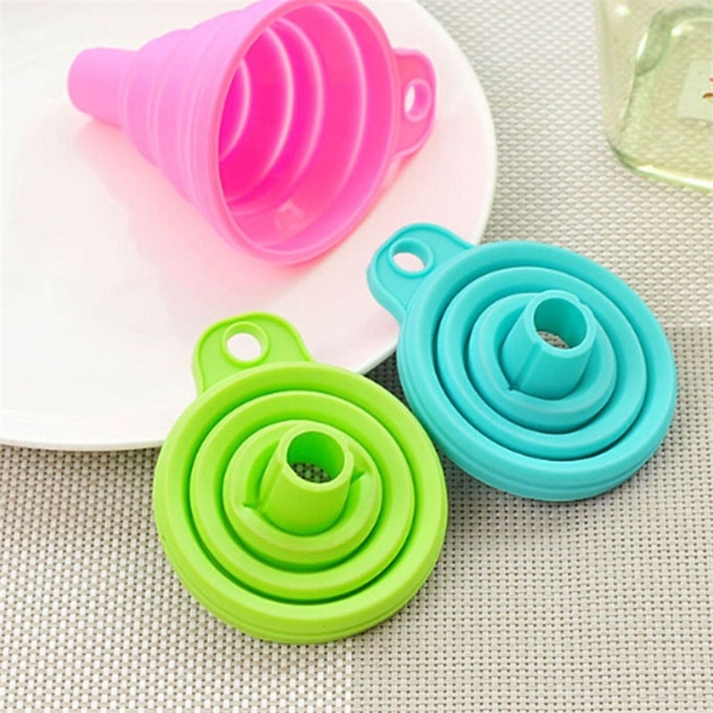 Silicone Collapsible Funnels (2 pcs)