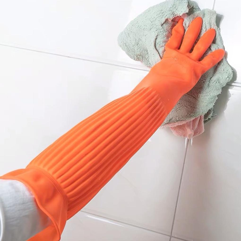 Long Rubber Gloves for Cleaning