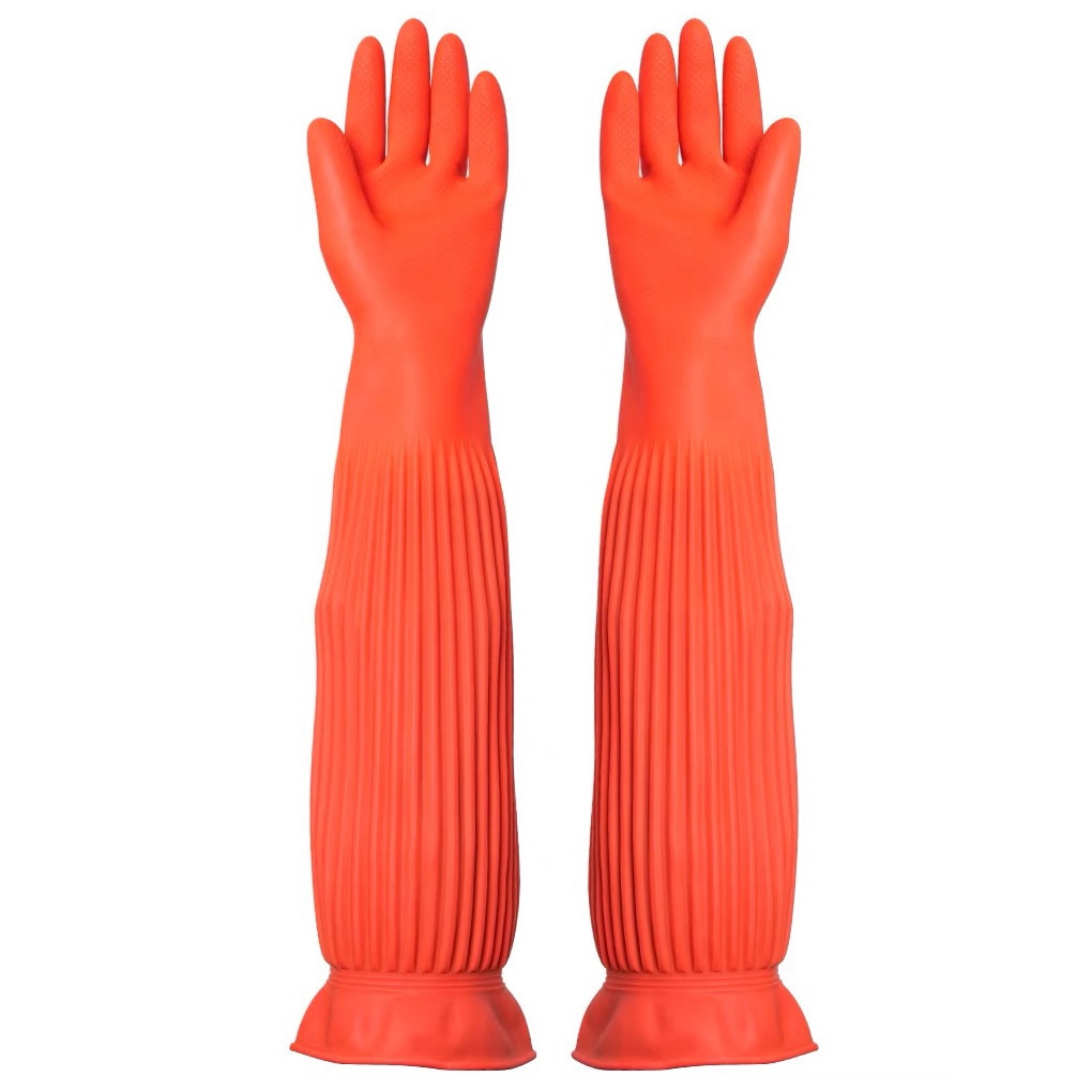 Long Rubber Gloves for Cleaning