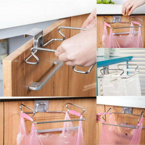 Portable Trash Bag Holder Hanging Rack