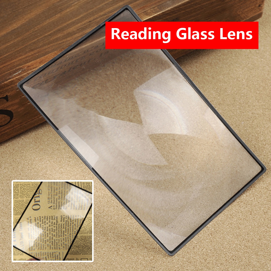 A5 PVC Magnifying Sheet for Reading