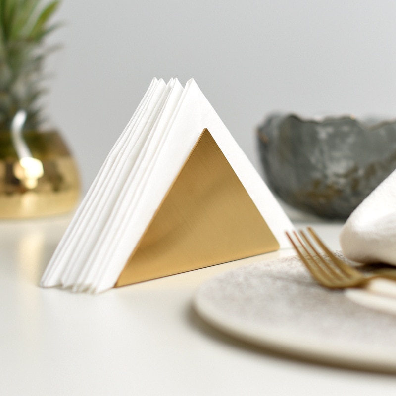 Triangle Stainless Steel Napkin Holder