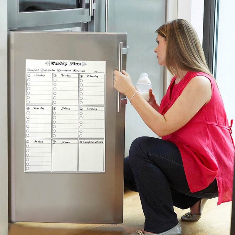 Fridge Planner with Marker and Eraser