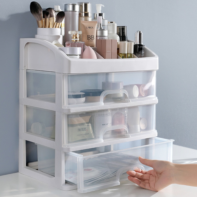 Makeup Storage Drawers Organizer