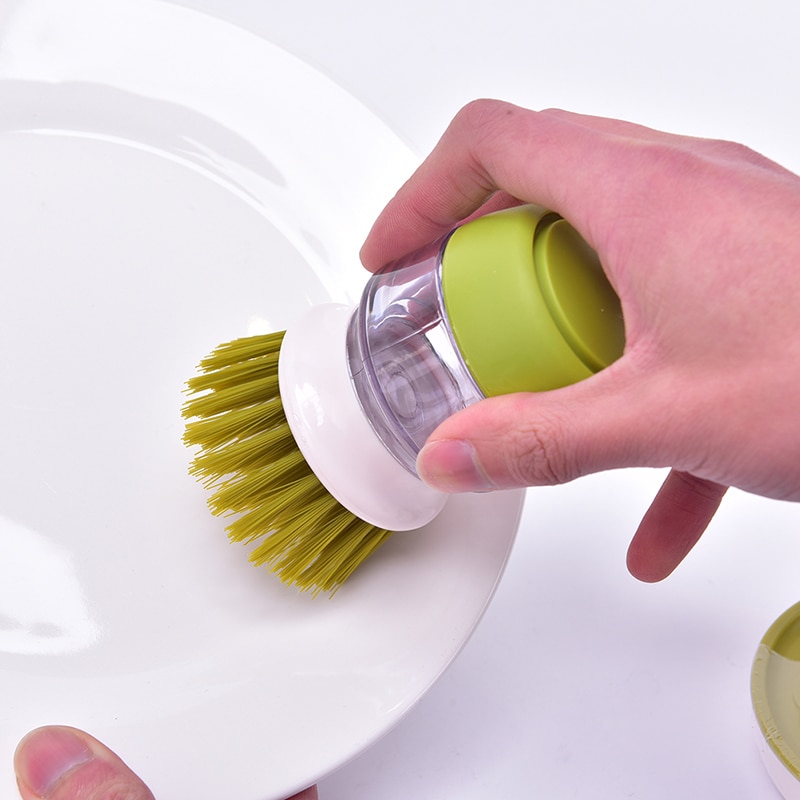 Dishwashing Brush with Soap Dispenser