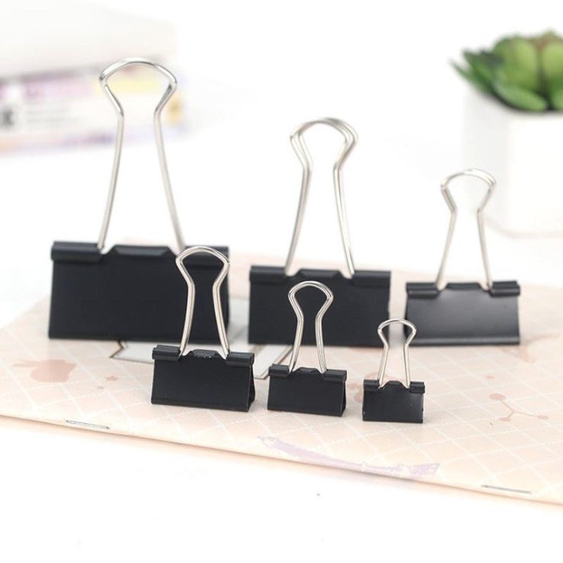 Paper Clamps Metal Binder Clips (10 Pcs)