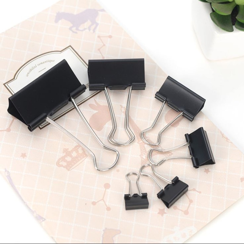 Paper Clamps Metal Binder Clips (10 Pcs)