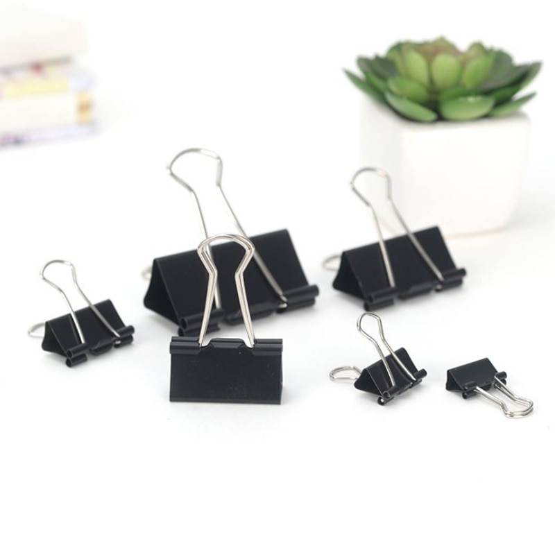 Paper Clamps Metal Binder Clips (10 Pcs)