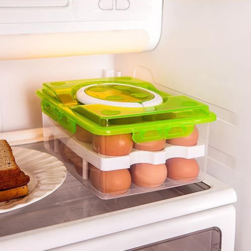 24 Grids Plastic Egg Container