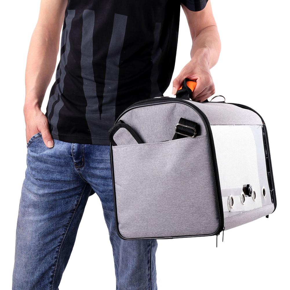 Breathable Bird Travel Bag with Perch