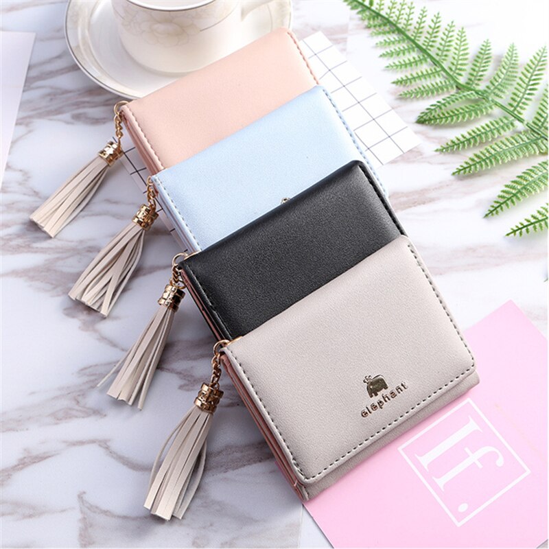 PU Leather Womens Trifold Wallet