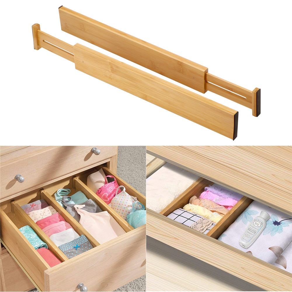 Retractable Wooden Drawer Dividers