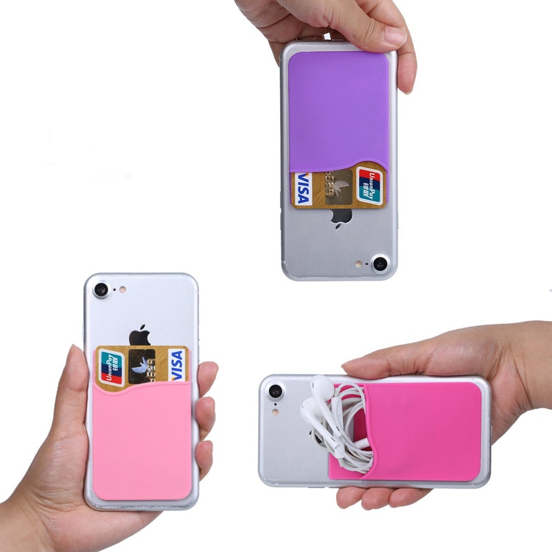 Phone Pocket Sticker ID Card Holder