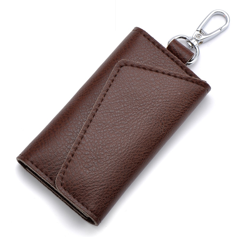 Key Case Holder Leather Pouch Keychain