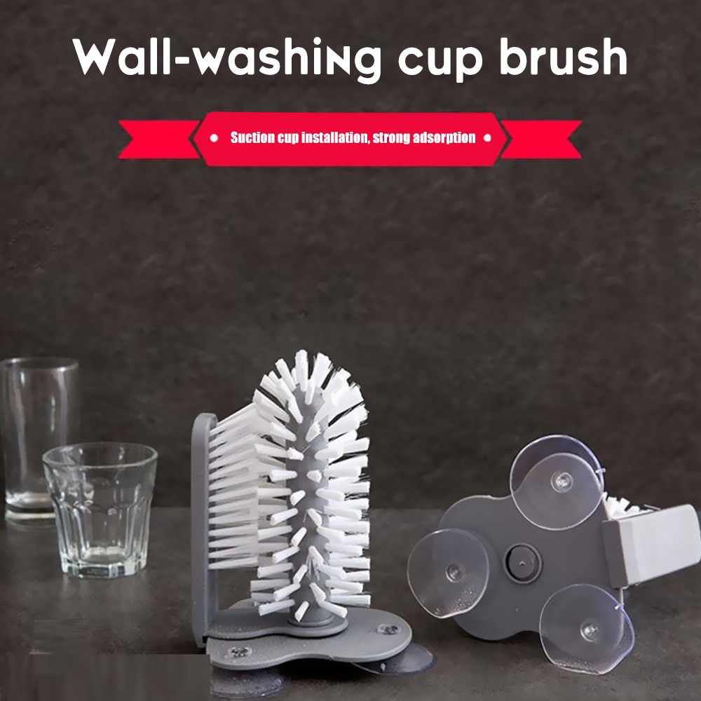 Cup Cleaner for Sink with Suction Cups
