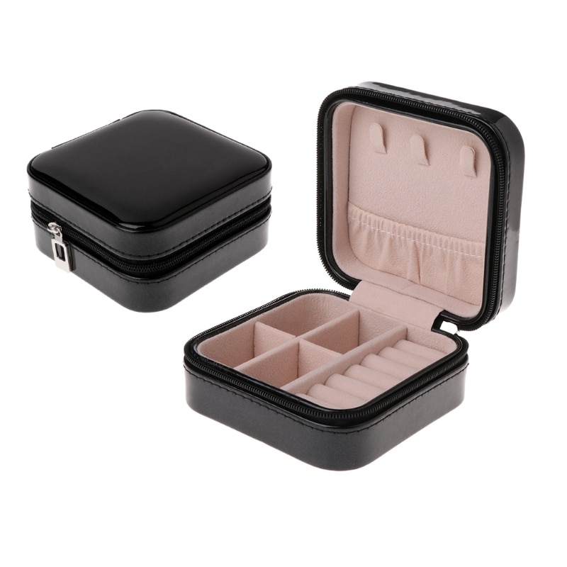 Jewelry Travel Box Leather Organizer