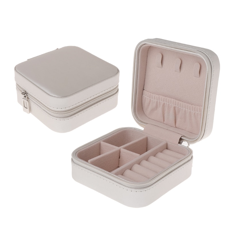 Jewelry Travel Box Leather Organizer