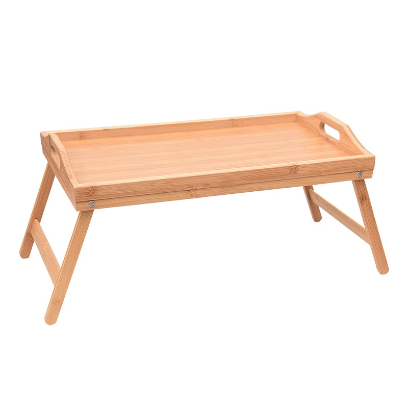 Bed Tray with Legs Wood Serving Board