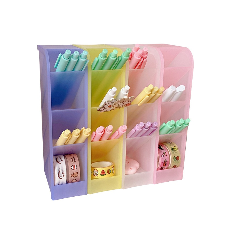 Plastic Holder Desk Pen Organizer