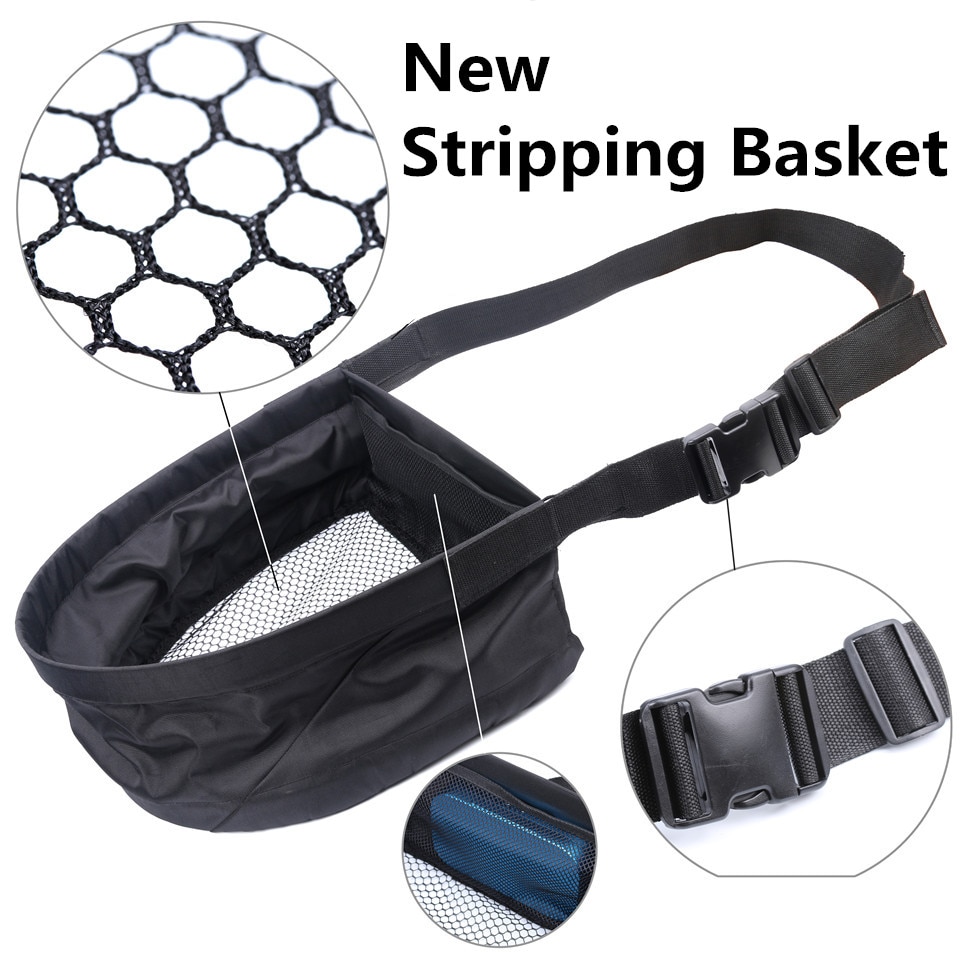 Fly Fishing Stripping Basket with Bag