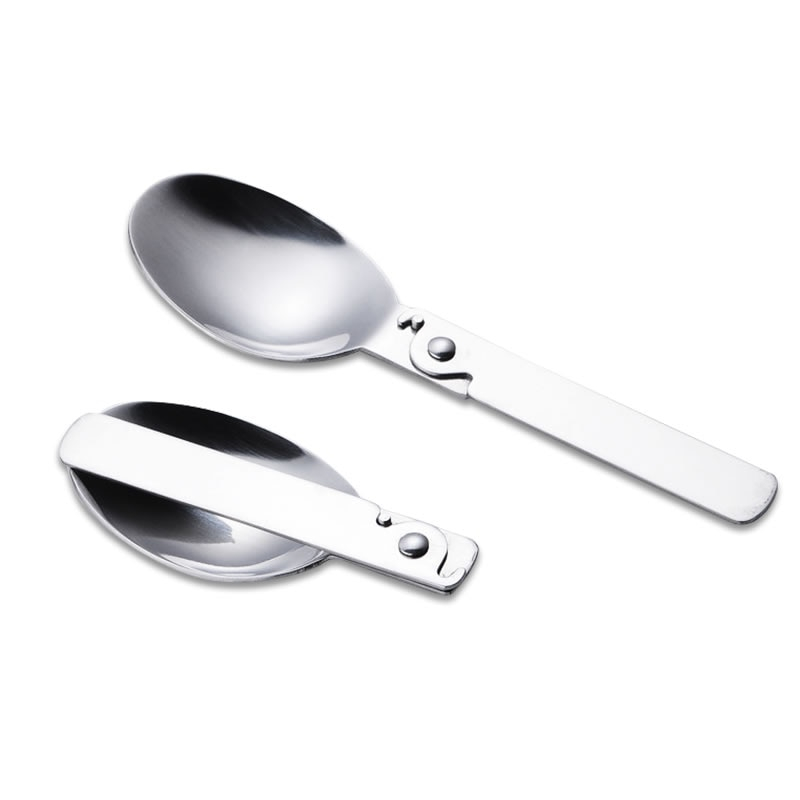 Folding Spoon Portable Stainless Steel Spoon