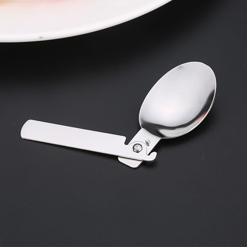 Folding Spoon Portable Stainless Steel Spoon