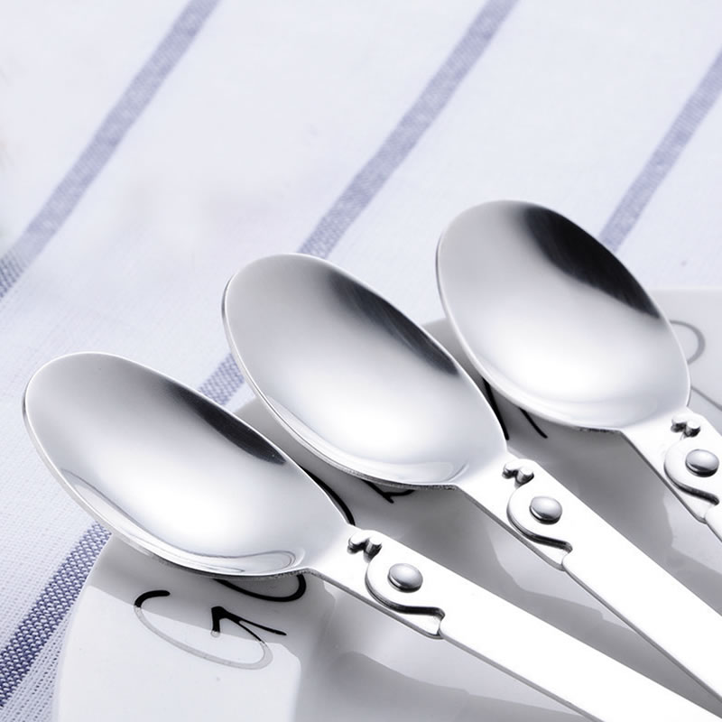 Folding Spoon Portable Stainless Steel Spoon