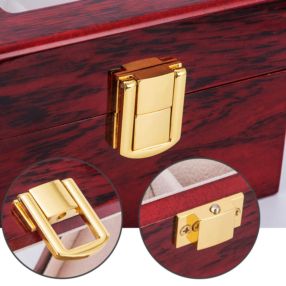 Wooden Watch Display Case Watch Organizer