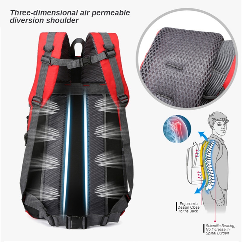 Waterproof Camping Backpack Travel Bag