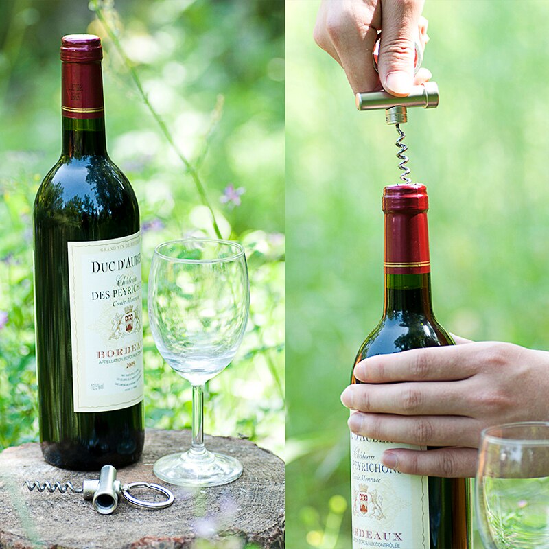 Wine Opener Keychain 3 in 1 Tool