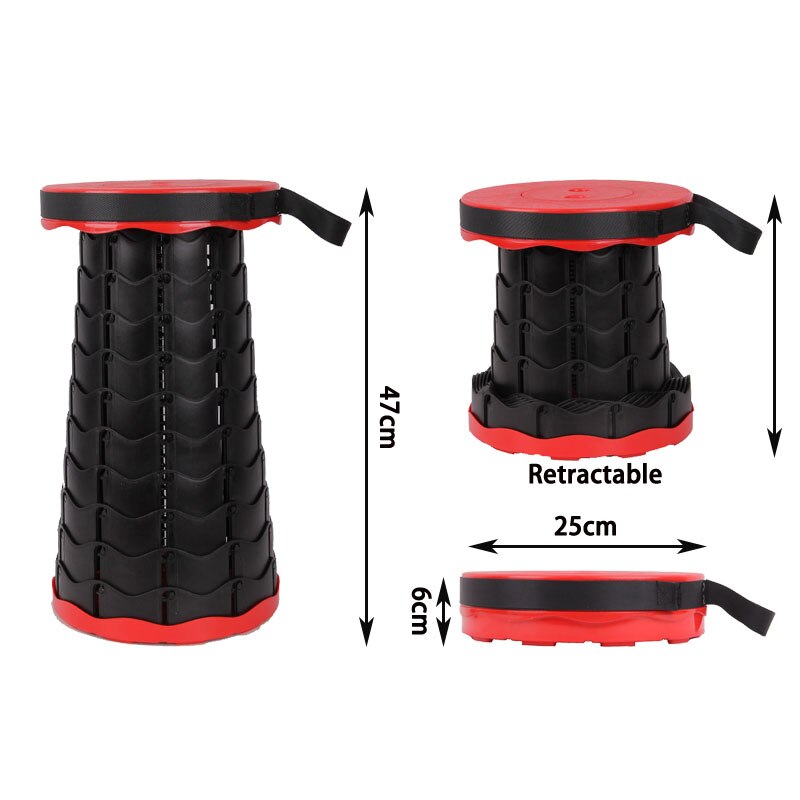 Portable Telescopic Stool Retractable Chair