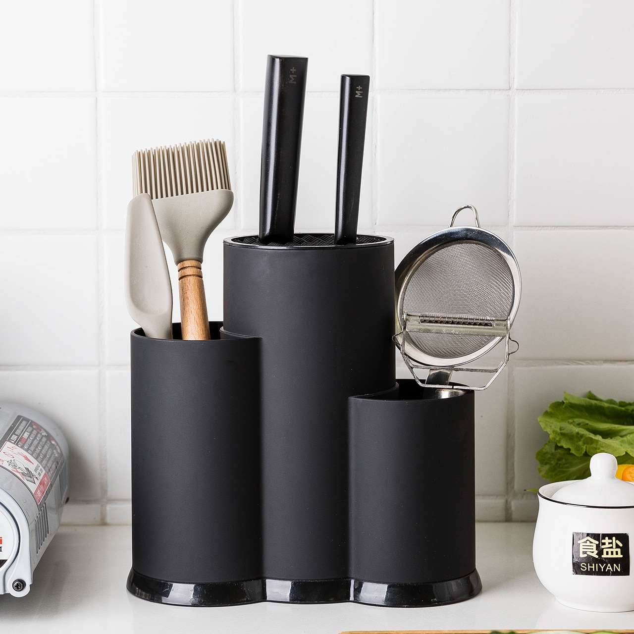 Utensil Holder Kitchen Drainer Organizer